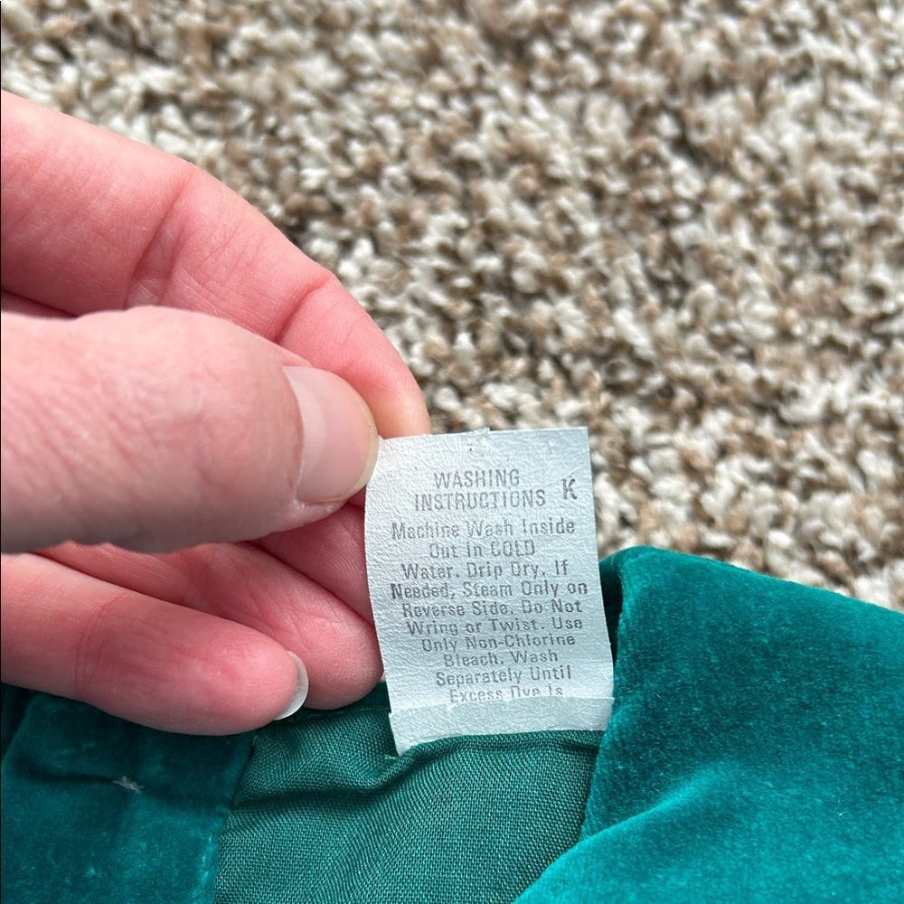 Vintage 80s Green and White Kids Christmas Candy Cane Bear Romper Blouse - Picture 15 of 16